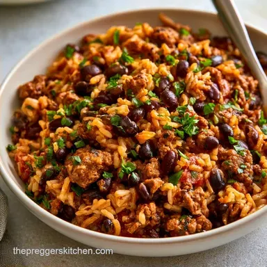 Pregnancy Safe Beef Taco Bowl: Meal Prep