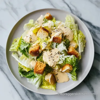 Pregnancy Safe Caesar Salad Dressing in 10 Minutes
