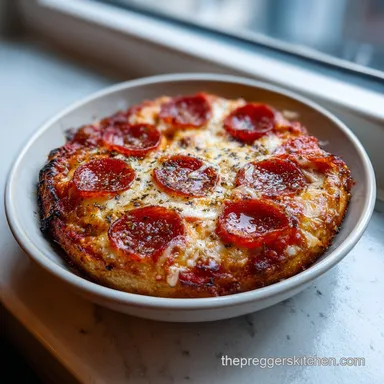 Pregnancy Safe Pepperoni Pizza Homemade in 32 Min Recipe Card