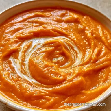 Roasted Butternut Ginger Soup for 6 Recipe Card