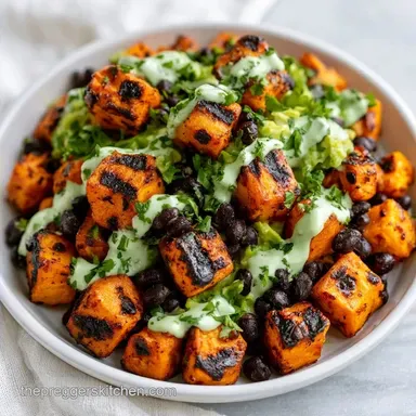Sweet Potato Black Bean Bowl Meal Prep