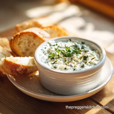 Pasteurized Blue Cheese Dip Recipe for Pregnancy Recipe Card