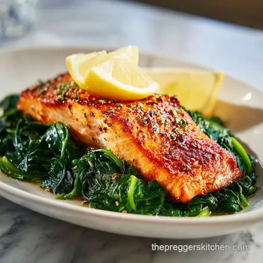 Pregnancy Recipe with Salmon and Spinach in 15 Minutes
