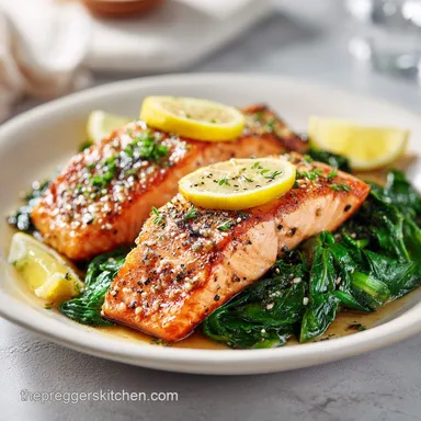 Salmon and Spinach in 20 Minutes for Pregnant Moms
