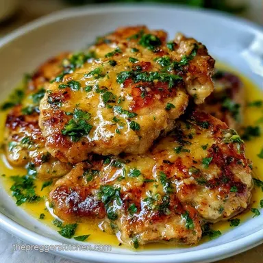 Lemon Chicken for 4 Servings Recipe Card