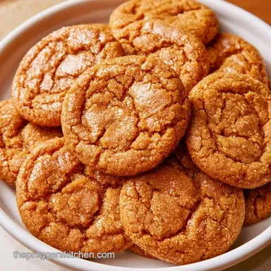 Soft Ginger Cookies with Molasses Recipe Card