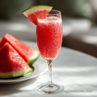 Sparkling Watermelon Mocktail for 8 Servings Recipe Card