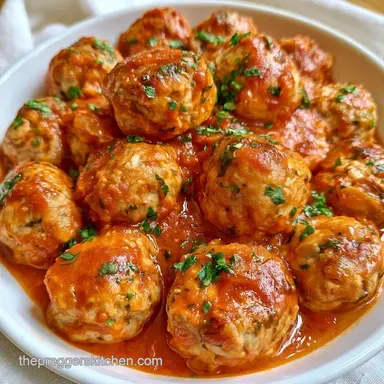 Turkey Meatballs Tomato Sauce in 40 Min