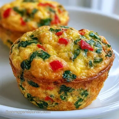 Vegetable Egg Muffins for Meal Prep Recipe Card