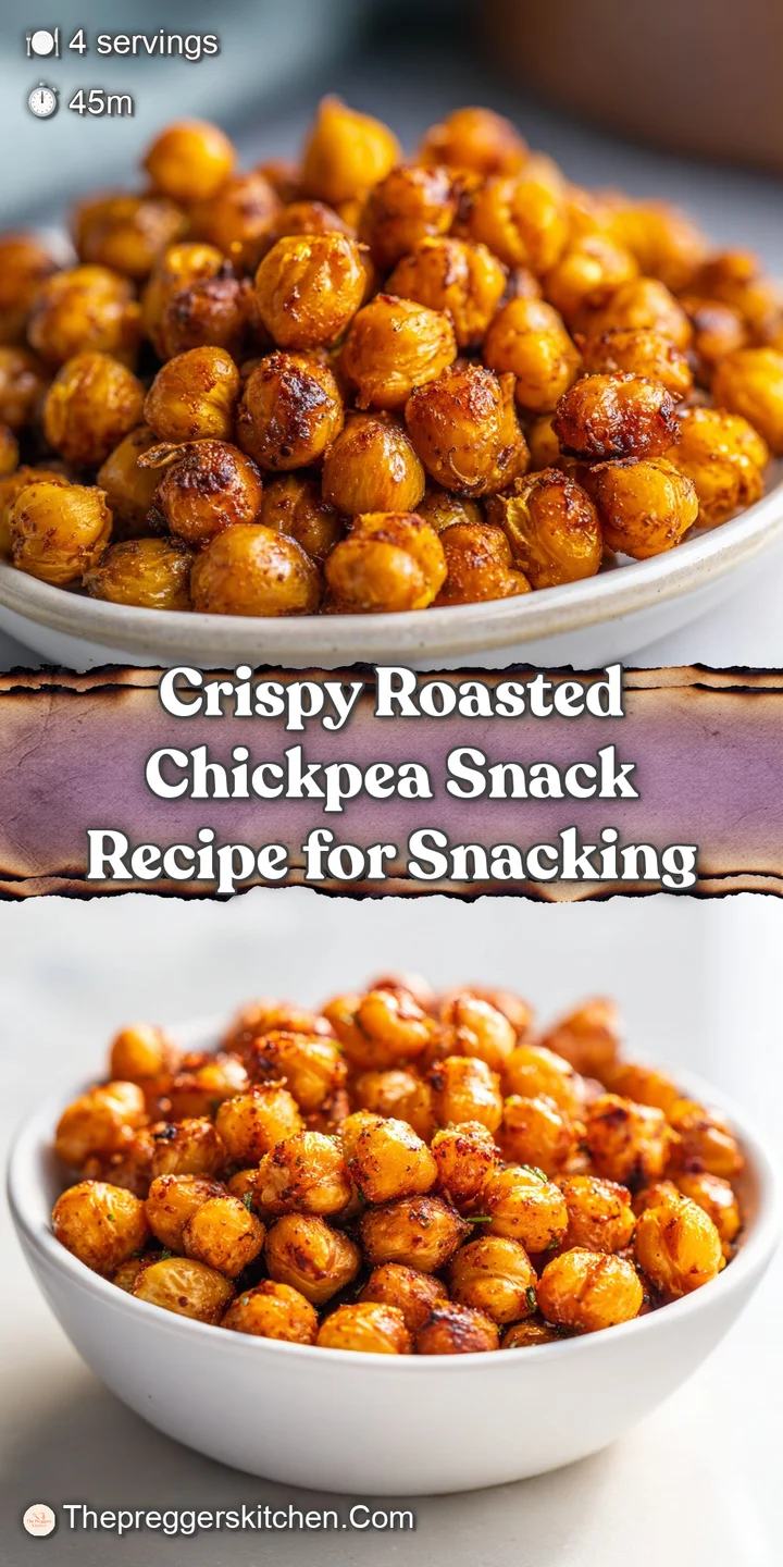 Close-up of crunchy roasted chickpeas, revealing textured surfaces and vibrant spices, hints of salt, warm color palette.