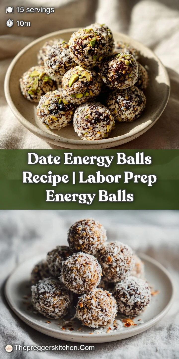 Close-up showcases the soft, moist texture of a date ball, its sticky surface covered in finely shredded coconut flakes.