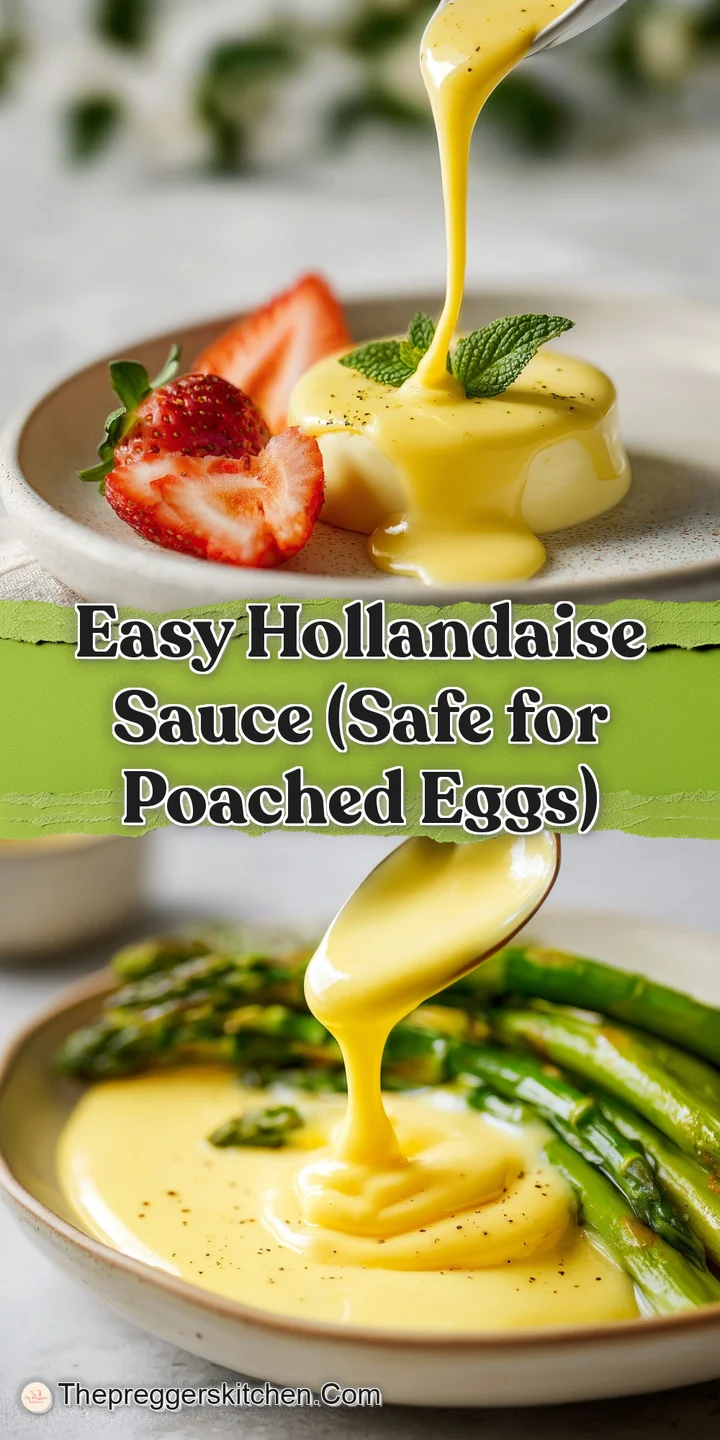 Close-up of luscious hollandaise, smooth and velvety, with tiny bubbles visible. An inviting, rich texture.