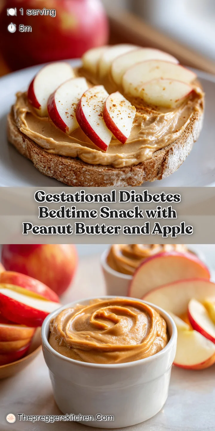 Close-up of rich, creamy peanut butter swirled onto a bright red apple slice, glistening slightly.