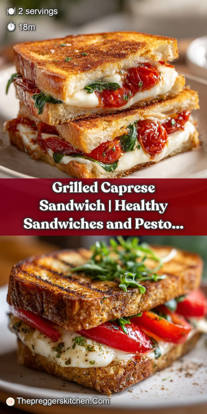 Close-up of a bubbling, golden-brown grilled sandwich, with melted mozzarella stretching enticingly.