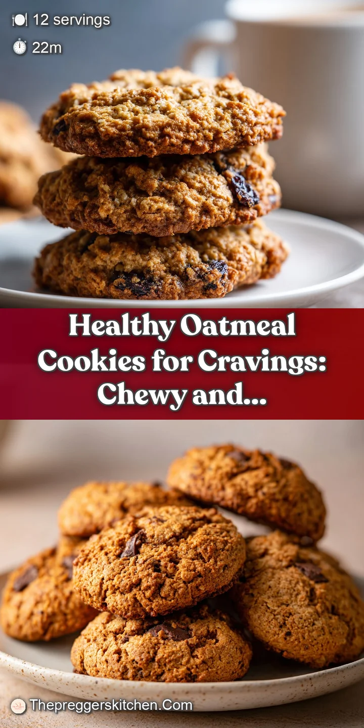 Close-up of a warm, soft oatmeal cookie with plump raisins. Soft focus on the chewy texture, and natural golden-brown hue.