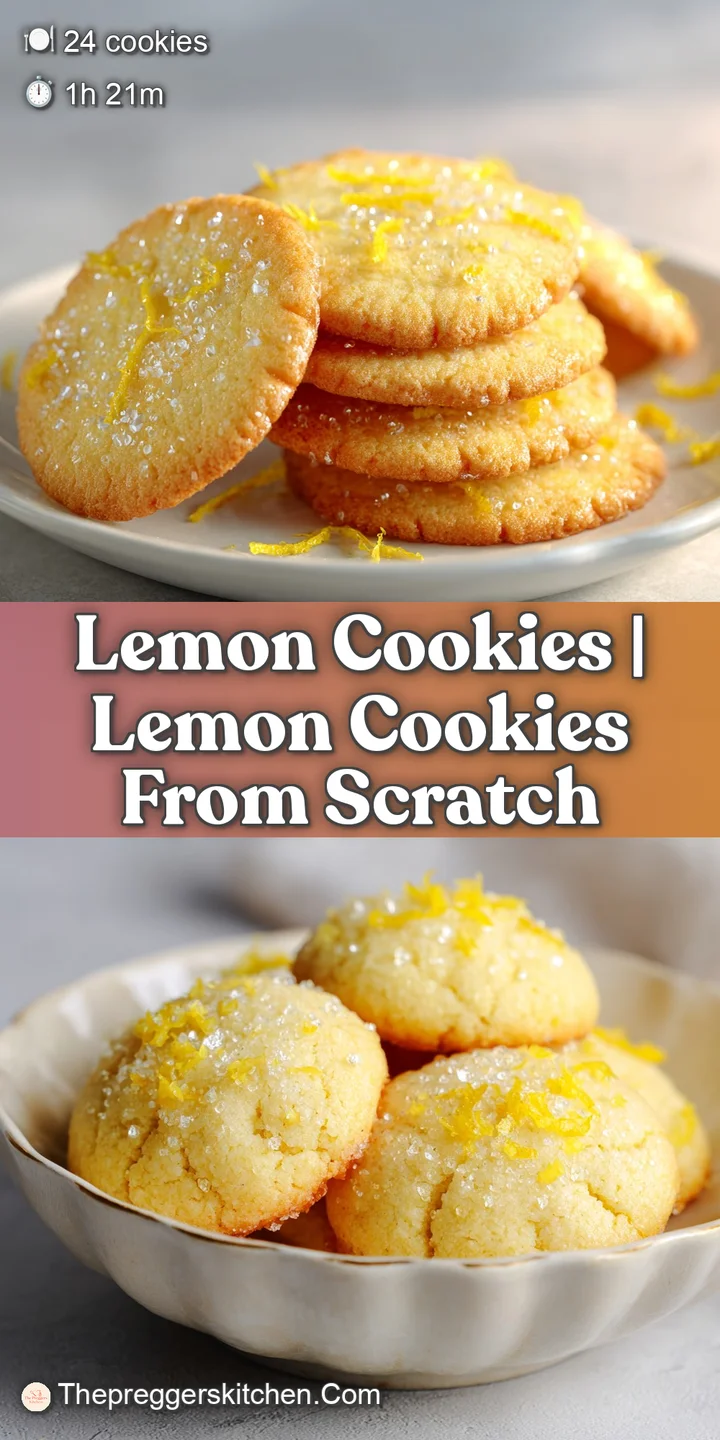Macro shot of a crumbly, golden-brown cookie edge with sparkling sugar crystals and a soft, zesty center.