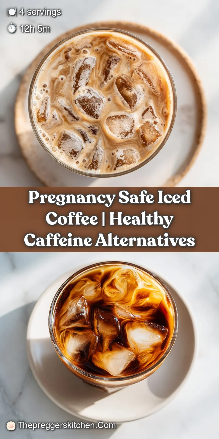 Close-up of iced coffee, light reflecting off ice; inviting layers of dark coffee and creamy milk blend together.