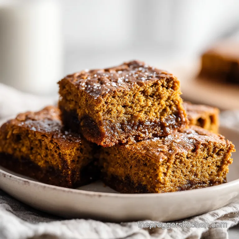 Brown Butter Pumpkin Blondies: Dense and Fudgy