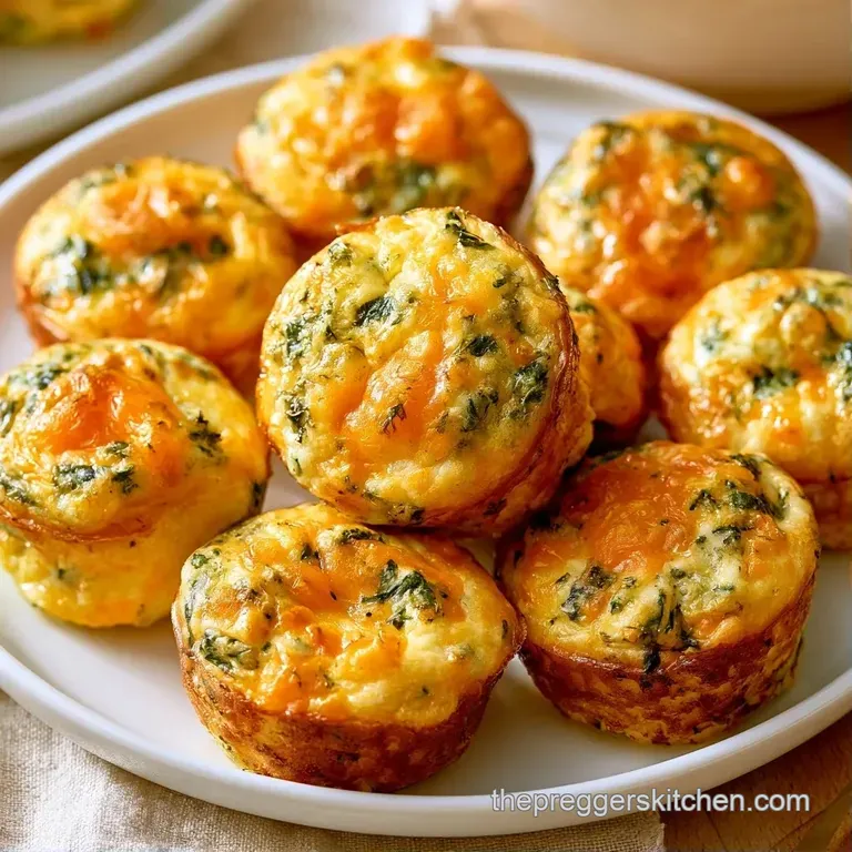 Three fluffy yellow egg bites arranged on a slate platter with fresh microgreens and a side of creamy dipping sauce.
