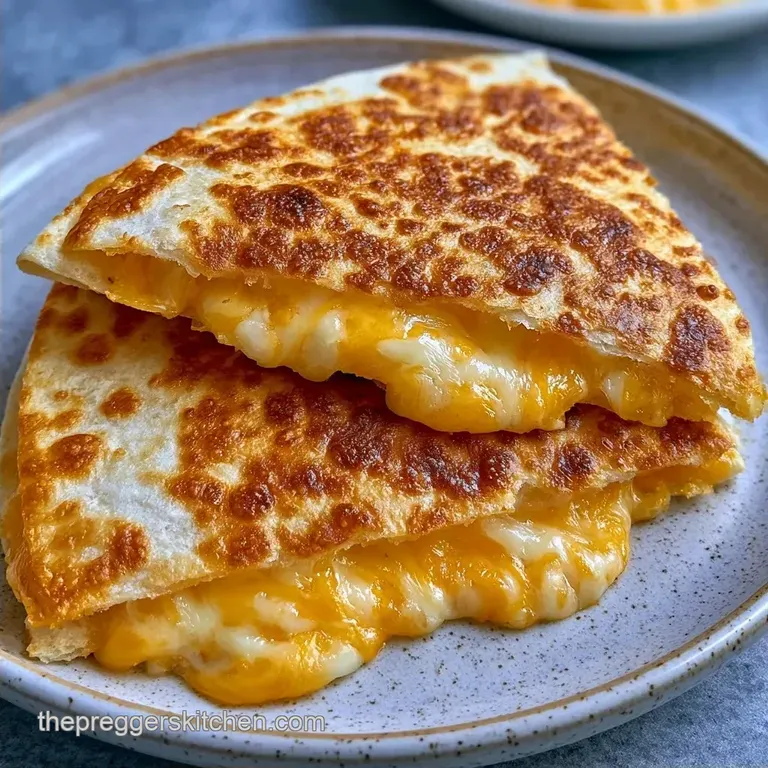 Ultra-Crispy Cheese Quesadilla