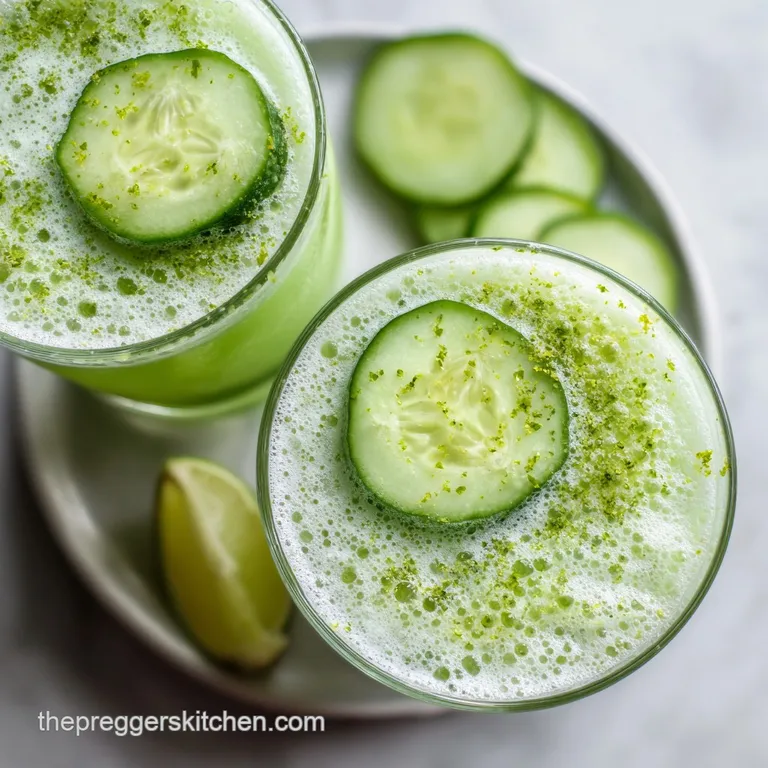 Cucumber Ginger Sparkler: Crisp and Refreshing