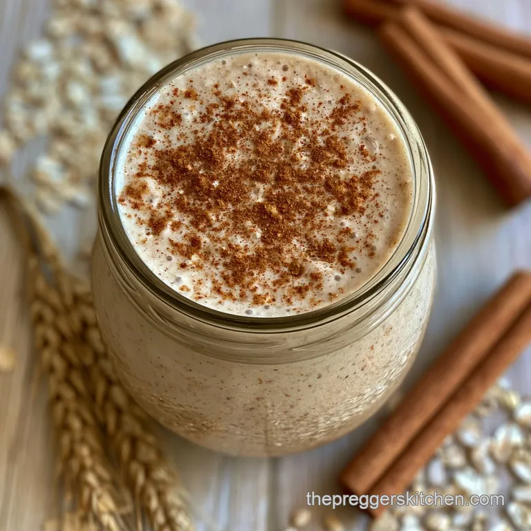 Pregnancy Date Cinnamon Roll Smoothie: Silky and Satisfying