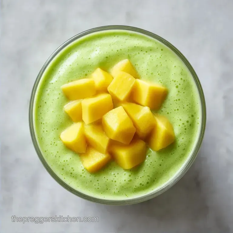 First Trimester Breakfast Smoothie: Nausea-Fighting