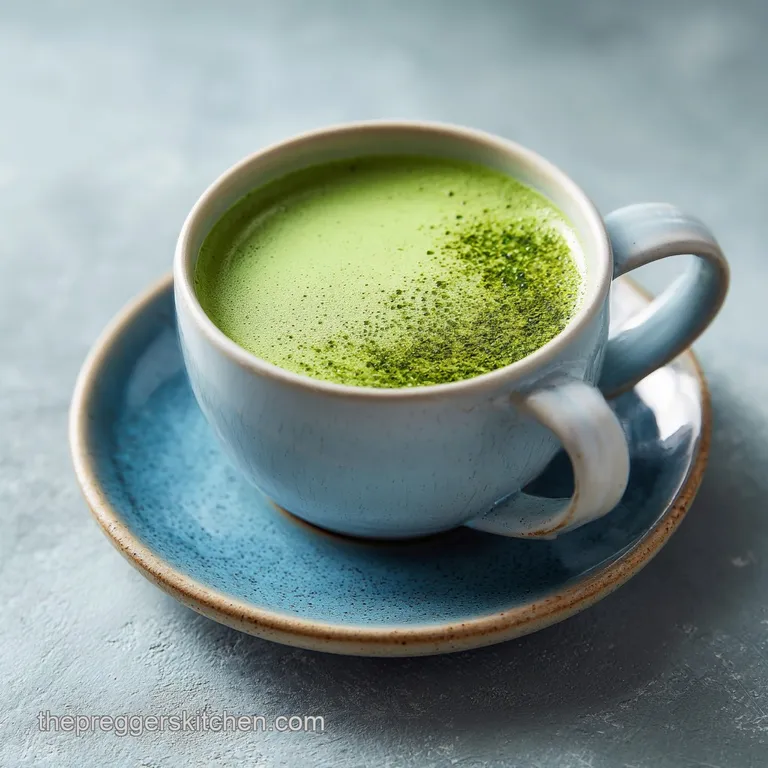 A bright green smoothie in a tall glass with fresh berries and mint garnish. Light reflects off the glass, creating a refr...