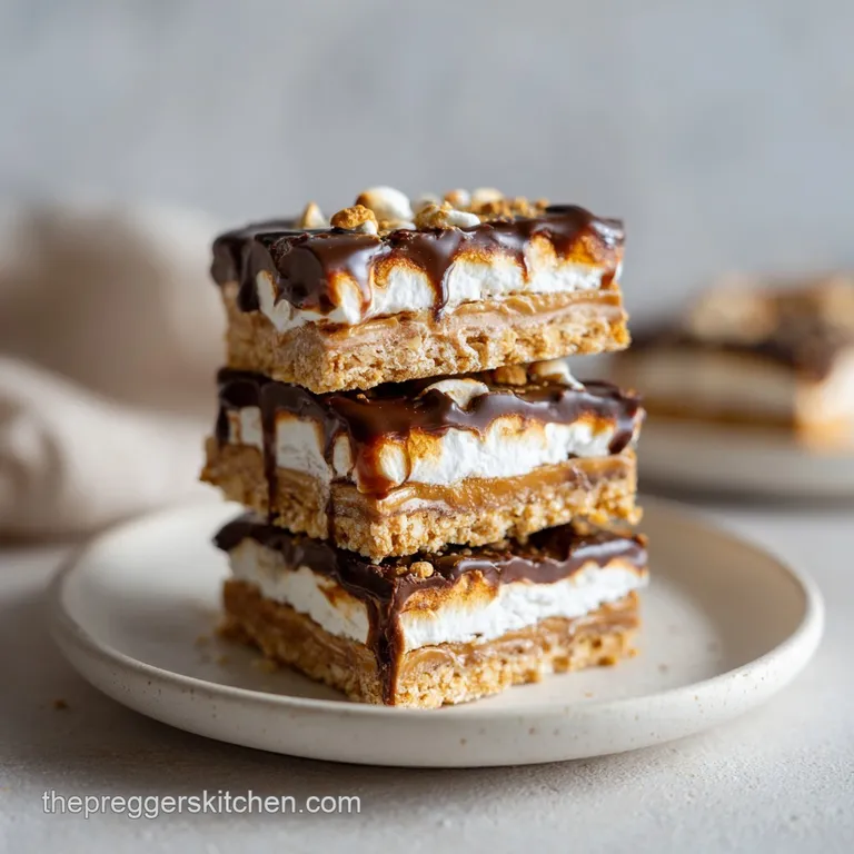Frozen S mores Bars: No-Bake and Creamy