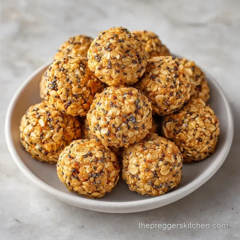 Ginger & Oat Energy Bites: Nourishing Pregnancy Snack