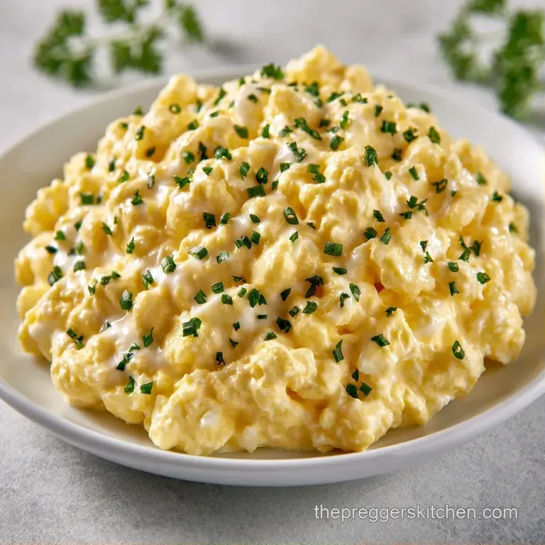 A neat scoop of creamy egg salad atop a crisp lettuce leaf, garnished with fresh parsley on a matte slate platter.