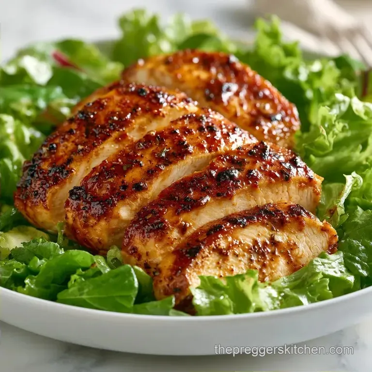 Healthy Grilled Chicken Breast Salad