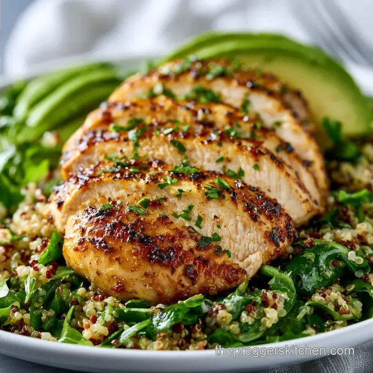 Grilled Chicken Nourish Bowl with Tzatziki