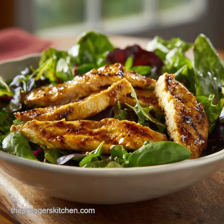 Grilled Chicken Salad: Nutrient-Dense and Fresh