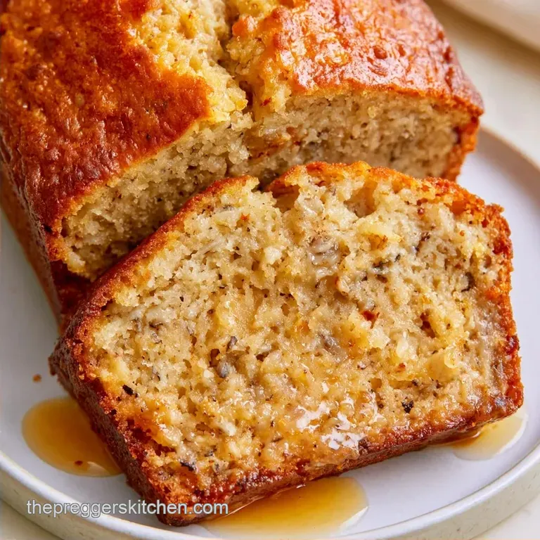 Healthy Banana Bread with Greek Yogurt