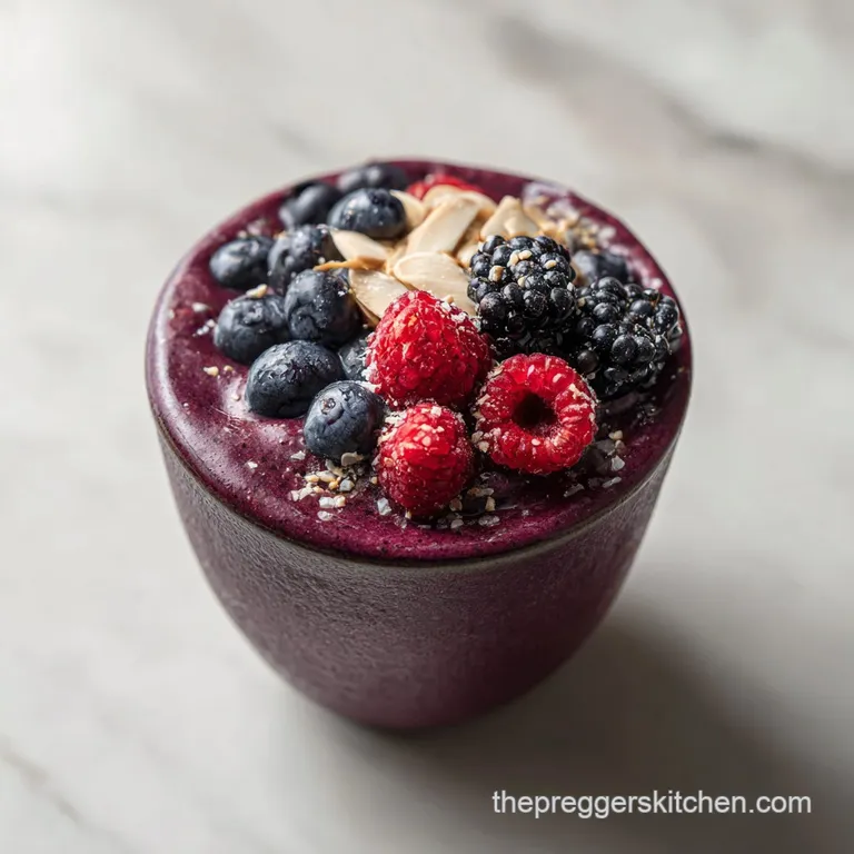 Breakfast Smoothie: Velvety Berry Vanilla