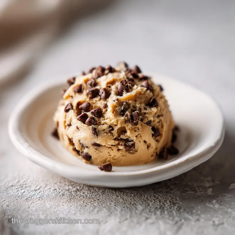 Healthy Cookie Dough No Raw Eggs