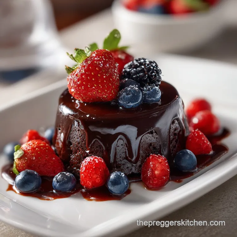Healthy Pregnancy Dessert with Dark Chocolate