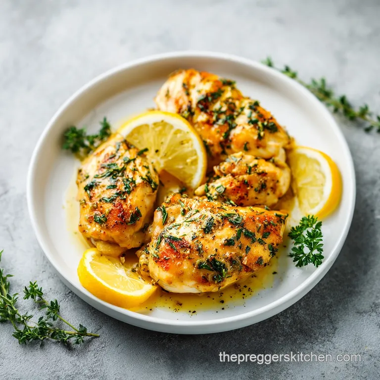 Gestational Diabetes Lemon Herb Chicken