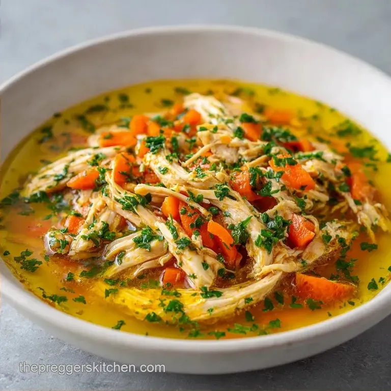 Nausea Friendly Chicken Soup: Fast Recovery