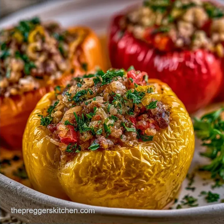 Stuffed Bell Peppers: Nutrient-Dense for Pregnancy