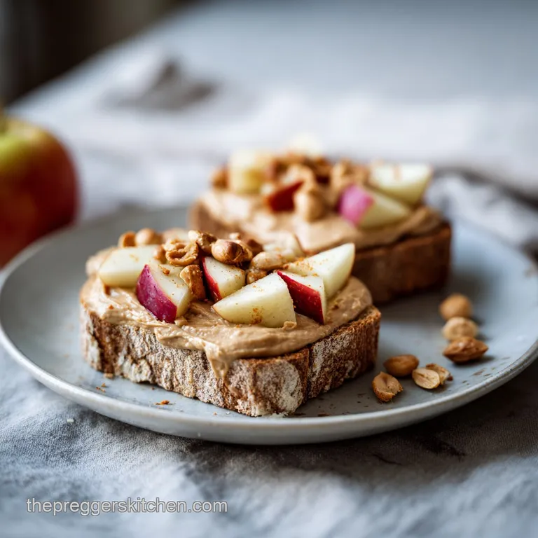 Peanut Butter and Apple Snack for Glucose Control