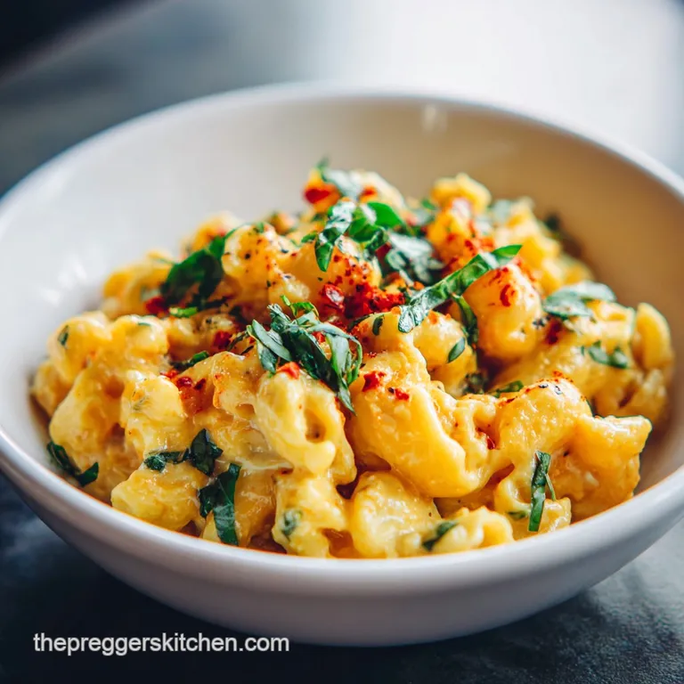 Pregnancy Safe Veggie Mac and Cheese