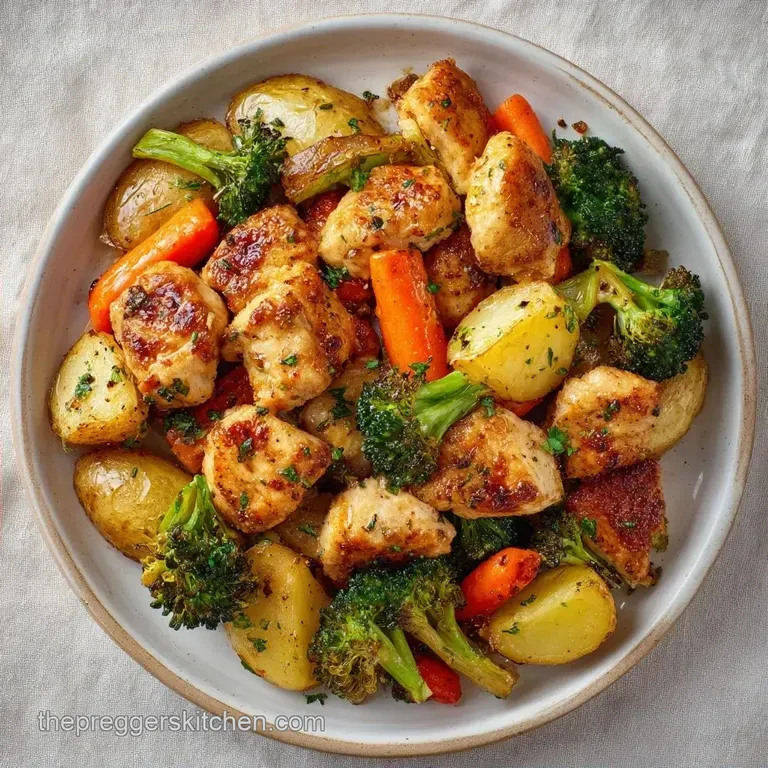 Pregnancy Sheet Pan Meal: Chicken & Root Veggies