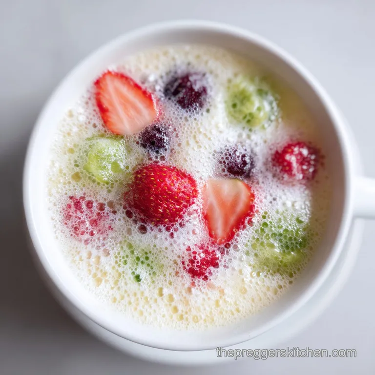 Elegant prosecco mocktail presentation: chilled glass, delicate citrus twist, sprig of fresh mint; a refreshing sparkle.