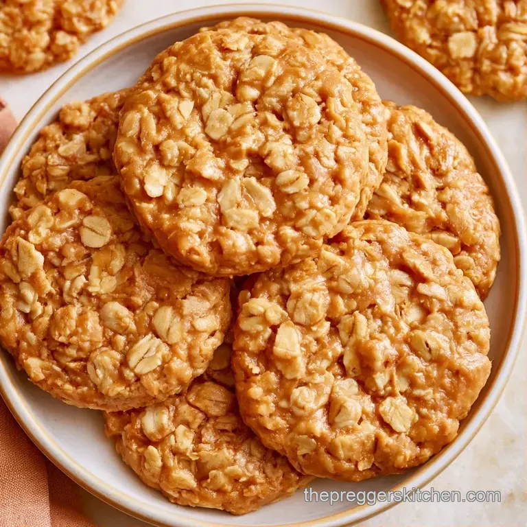 Rounded oat and honey bites arranged in a row on a dark slate tray with scattered almonds and blueberries.