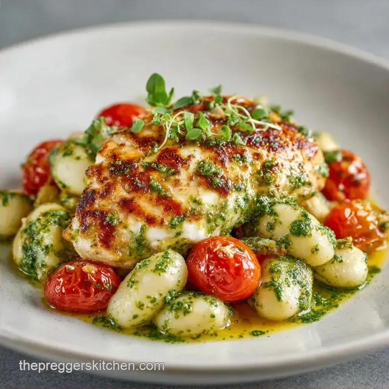 Quick Lazy Pregnancy Dinner: Pesto Chicken Bake