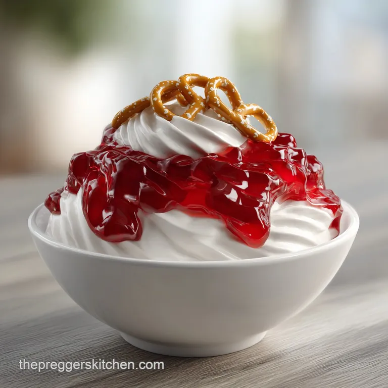 Raspberry Pretzel Salad: Salty and Sweet