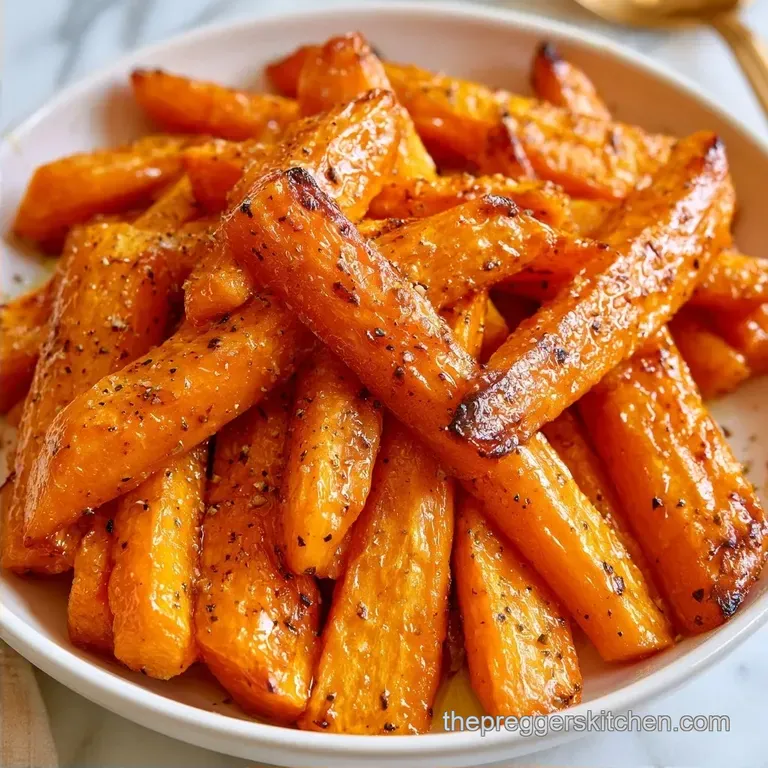 Crispy Roasted Carrot Strips