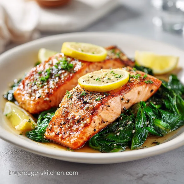 Salmon and Spinach: A Healthy Pregnancy Meal